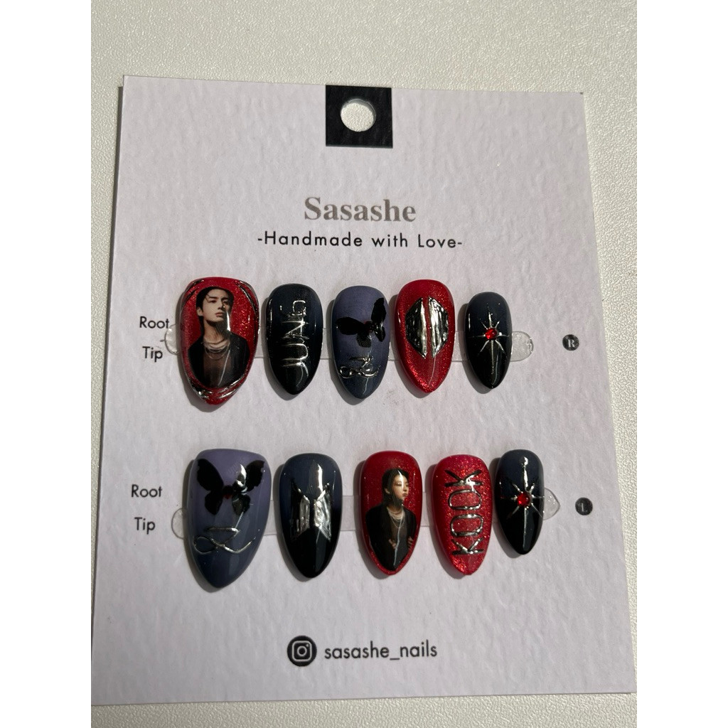 Jungkook BTS  Press On Nails Premium