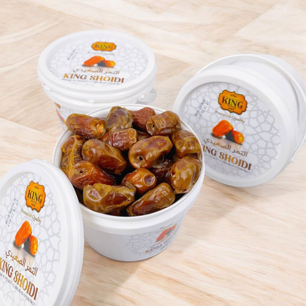 

King Shoidi Jumbo Kurma Date Timur Tengah Kemasan Ember Box Premium Quality Original Saudi Mesir