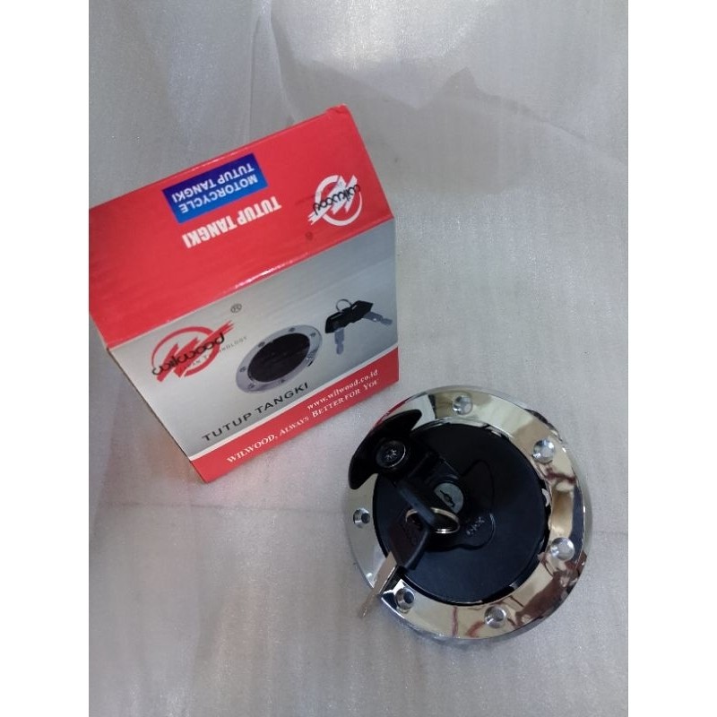 TUTUP TANGKI NINJA  TUTUP TANGKI BENSIN WILWOOD MOTOR NINJA  /TUTUP TANGKI BENSIN