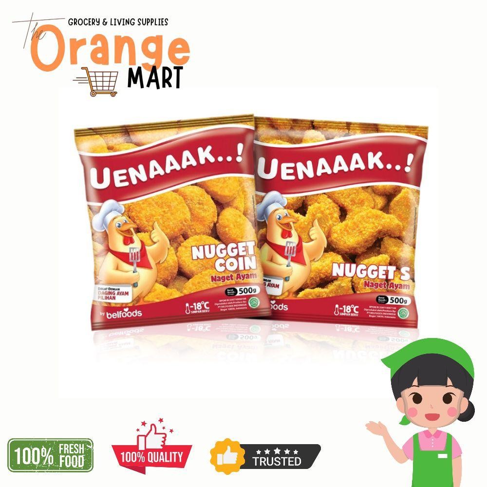

BELFOODS Uenaaak Chicken Nugget 500gr / Nugget Ayam / Nugget Coin