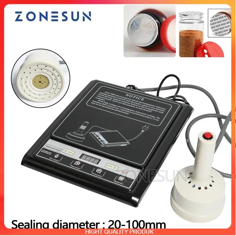 

BEST QUALITY ZONESUN Hand Held Electromagnetic Induction Sealer Glass PET PP Bottle Sealing Machine Microcomputer Aluminum Foil Capper