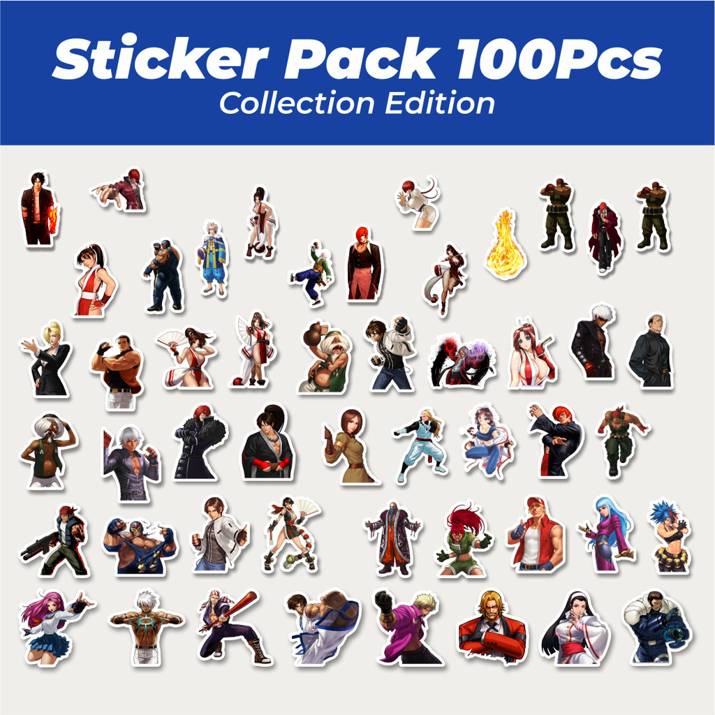 

Hot Stiker Game Series King Of Fighter Character Mix 7 Lucu Anti Air Stikers Berperekat Waterproof Sticker Decal Buat Motor Helm Buku Journal Koper Casing HP Laptop Botol Minum