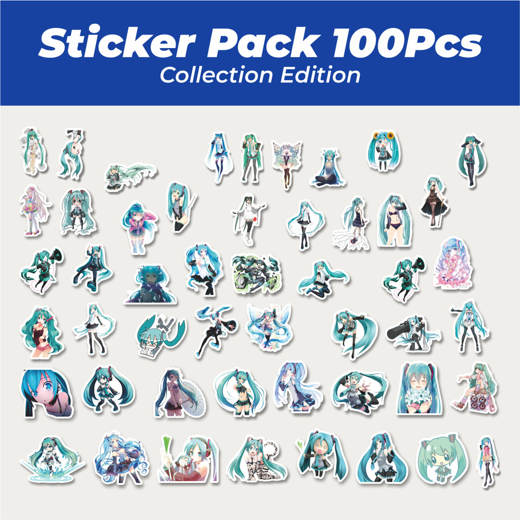 

Hot Stiker Music Series Hatsune Miku Mix 2 Lucu Anti Air Stikers Berperekat Waterproof Sticker Decal Buat Motor Helm Buku Journal Koper Casing HP Laptop Botol Minum