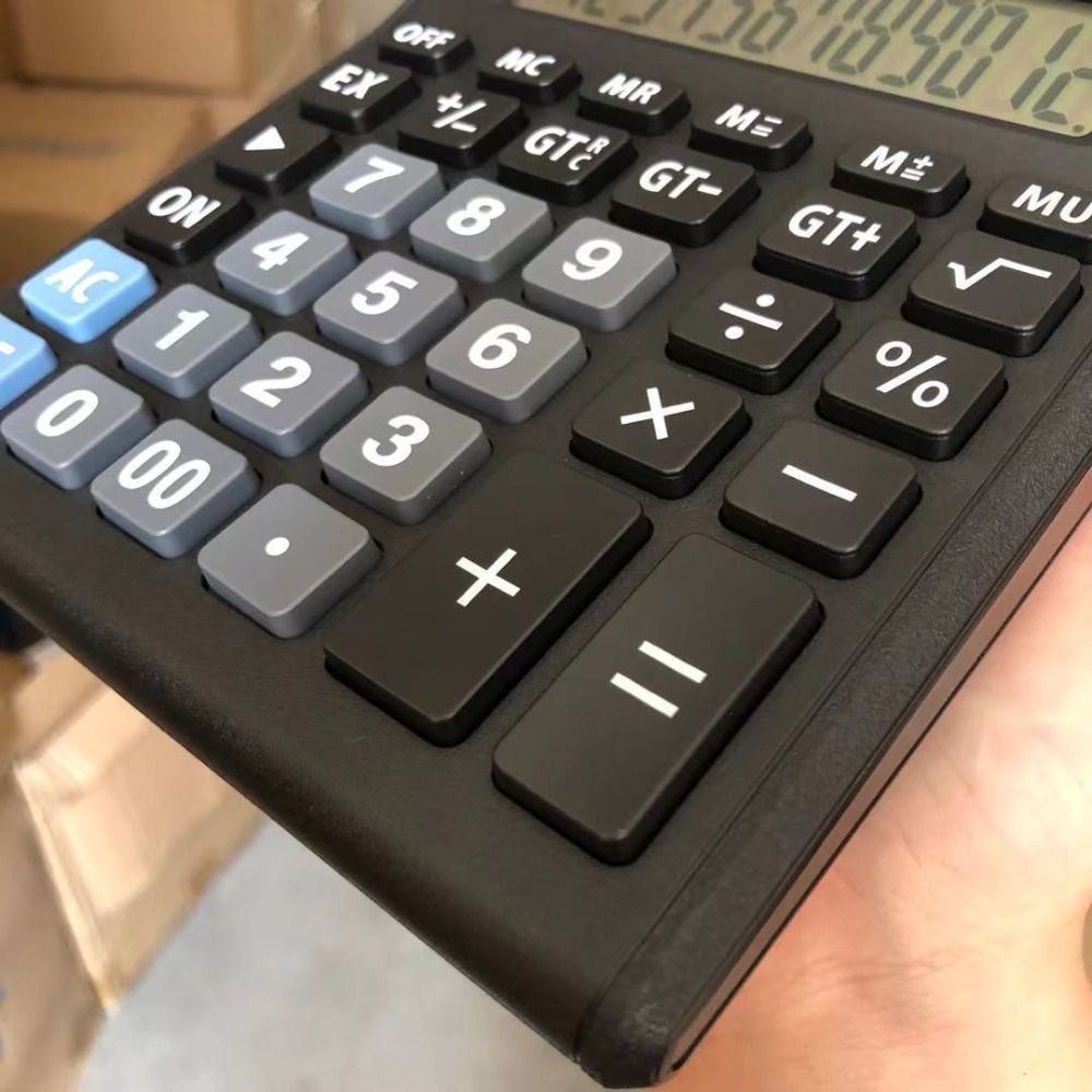 

Multifunctional Solar Dual-Screen Calculator Large Screen Display Efficient Calculation Financial Accounter Calculator