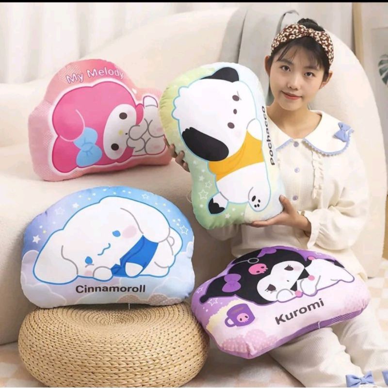 Boneka Bantal Karakter Sanrio Kuromi Melody Cinnamorol
