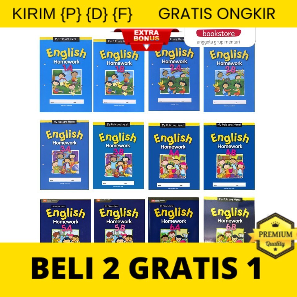 

{P} {D} {F} My Pals are Here English - Homework | Buku Bahasa Inggris SD
