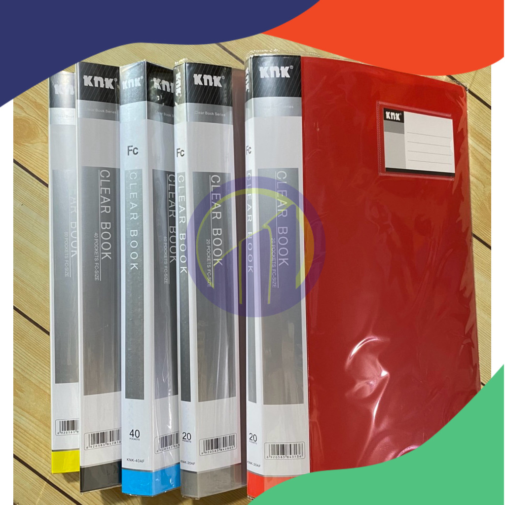 

(PCS) MAP DOKUMEN / CLEAR HOLDER KNK F4 ISI 20,40,60 (MIN. ORDER 6 PCS)