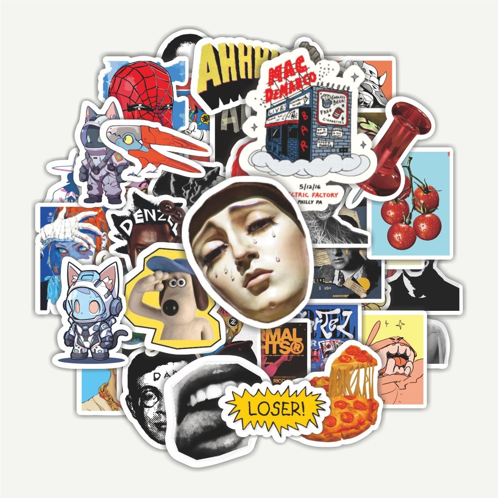 

Sticker Pack Stiker Random V11 | Sticker TUMBLR | Stiker LAPTOP KOPER HELM
