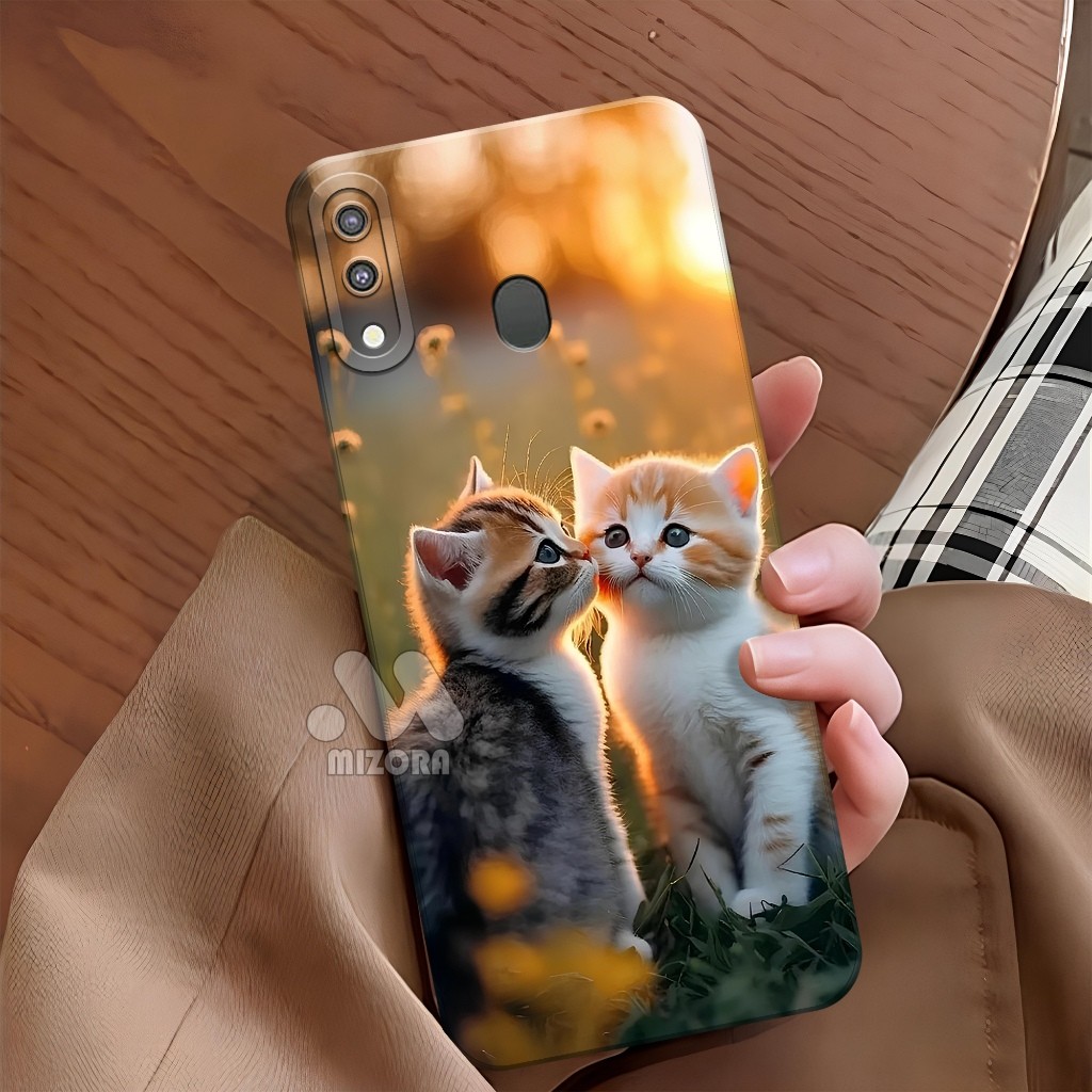 Case Hp SAMSUNG GALAXY M20 Terbaru Fashion Case Kucing Softcase SAMSUNG GALAXY M20 Terbaru Silikon P