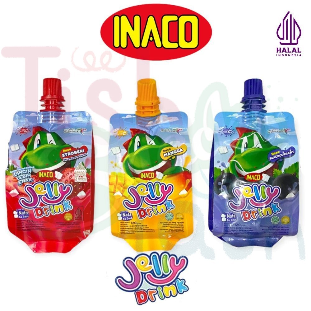 

Minuman Inaco Jelly Drink Rasa Blackcurrant Stroberi Mangga 120gr & 135gr GROSIR
