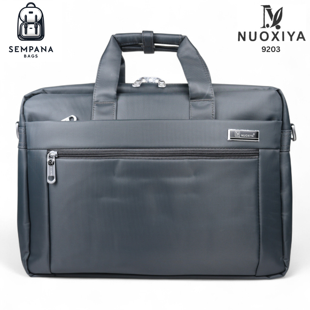 NUOXIYA 9203 Tas Selempang Laptop / Tas Kantor Pria Eksekutif Multifungsi / Tas Laptop Suitable for 