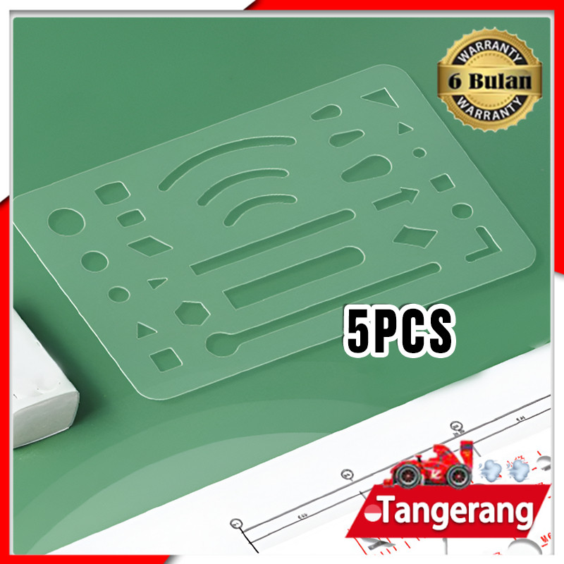

5pcs Erasing Shield / Mal Penghapus Rotring Erazer Shield Transparan