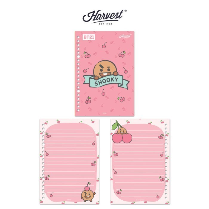 

COD Harvest BT21 Kertas Binder / Loose Leaf Sweet Fruits - SHOOKY
