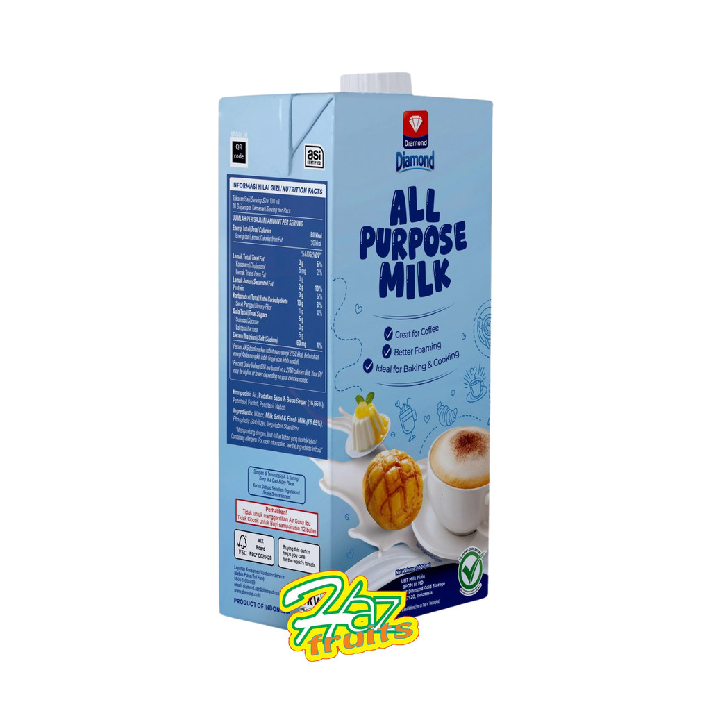 

Diamond All Purpose Milk UHT - 1 Liter