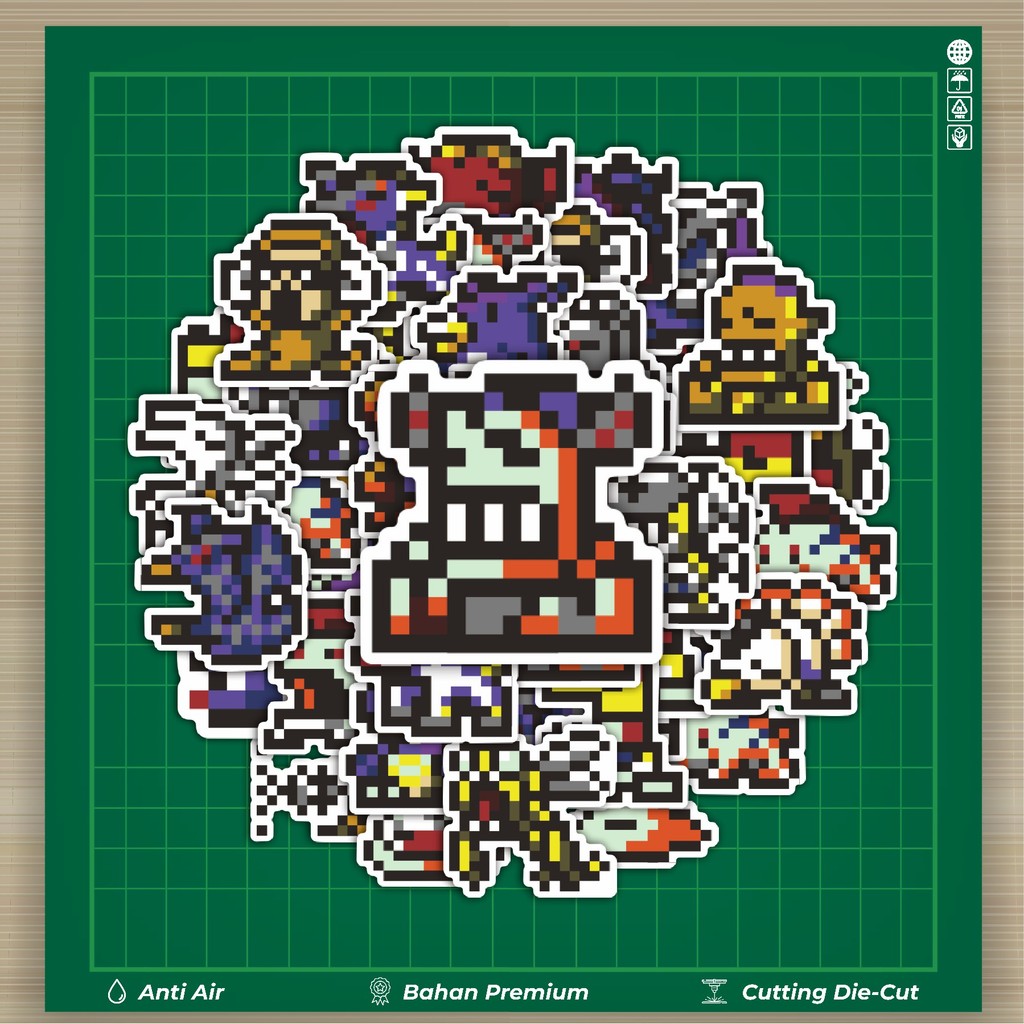 

HOT 50 PCS STIKER Stiker Pixel Digimon V3 Stiker Fashion Cars Decal Dingin Kartu Album Custom Vinyl Anti Air- Sticker Aesthetic Buku Journal Koper Casing HP Tablet Laptop Helm Motor Botol Minum