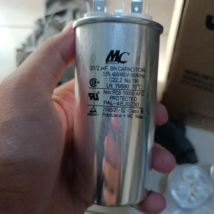 kapasitor 30+2 mf
