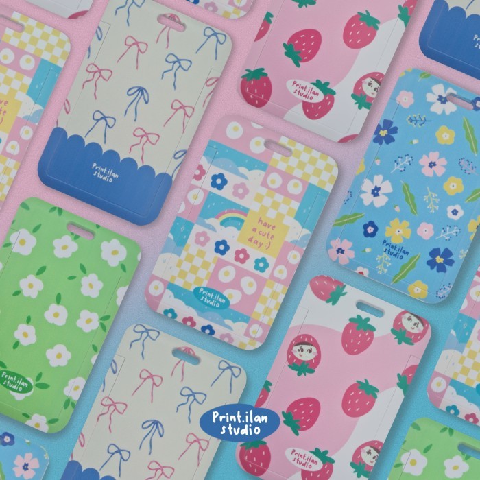 

ID card holder / photocard holder / name tag / tempat kartu by Printilan Studio