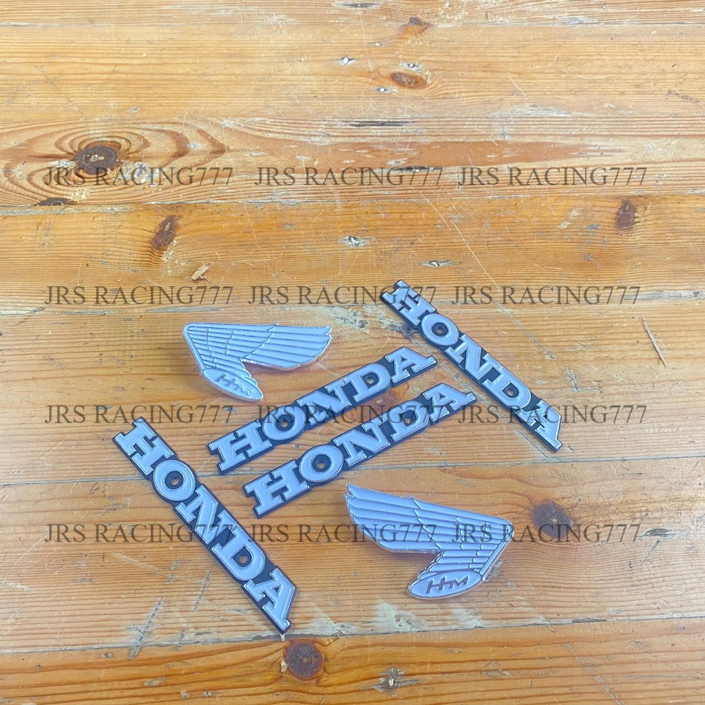 Emblem tangki gelatik import putih