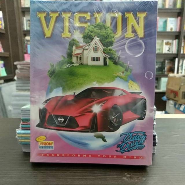 

1 Pak Isi 10 Buku Tulis Bergaris VISION 38 Lembar 10 buku Murah TOKO QIRTOS