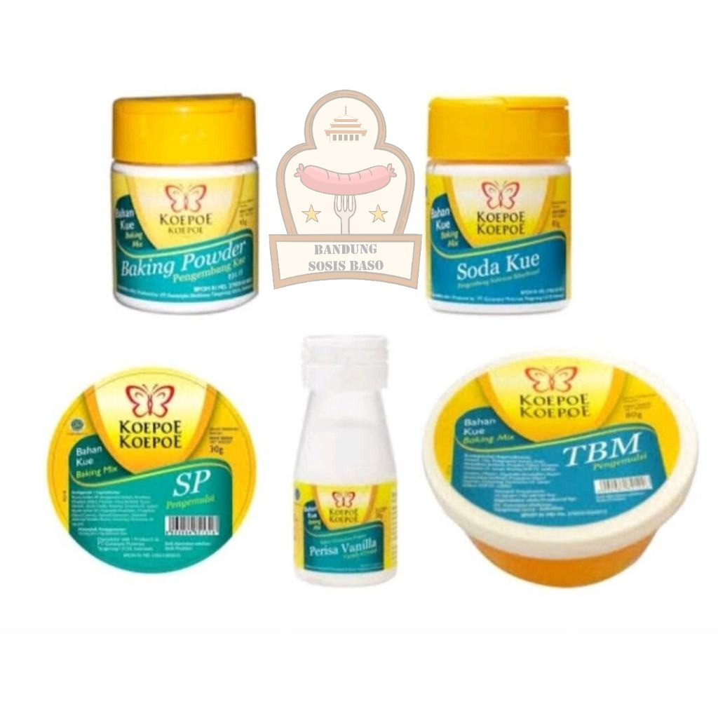 

Baking Powder Koepoe Koepoe 45gr - Rahasia Kue Mengembang Sempurna & Anti Gagal