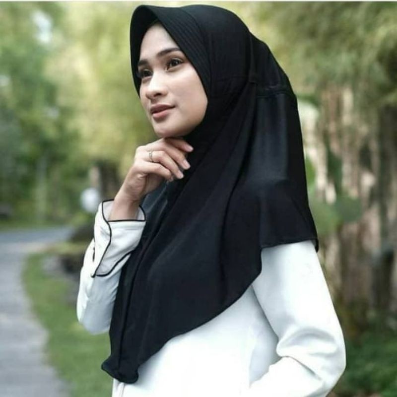 JILBAB INSTAN TALI SERUT / JILBAB SERUT JOKOWI jersey