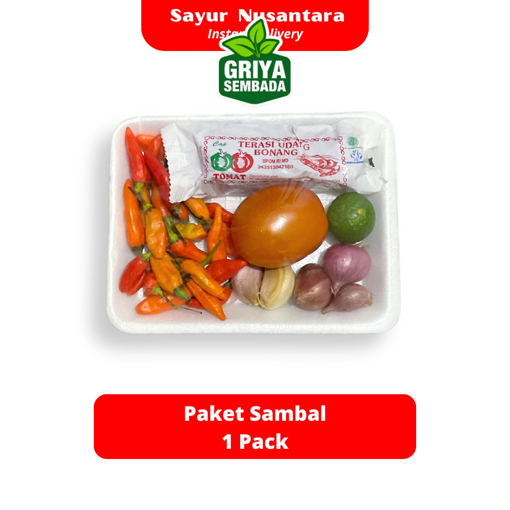 

Paket Sambal/Sambel Lengkap 1 Pack Bonang - Griya Sembada
