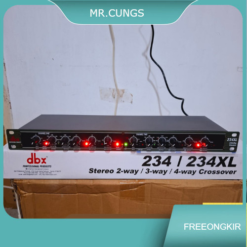 CROSSOVER DBX 234 / 234 XL GRADE A+ / Crossover Aktif DBX 234 XL