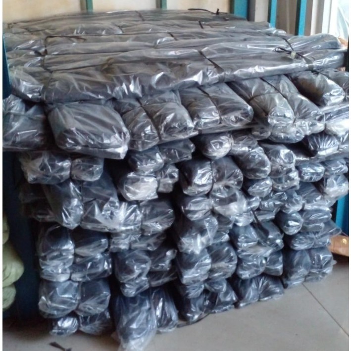 Plastik Cor Hitam PE Meteran Tebal 60 Micron Packing Kantong Terpal / PLASTIK COR HITAM - COR HITAM 