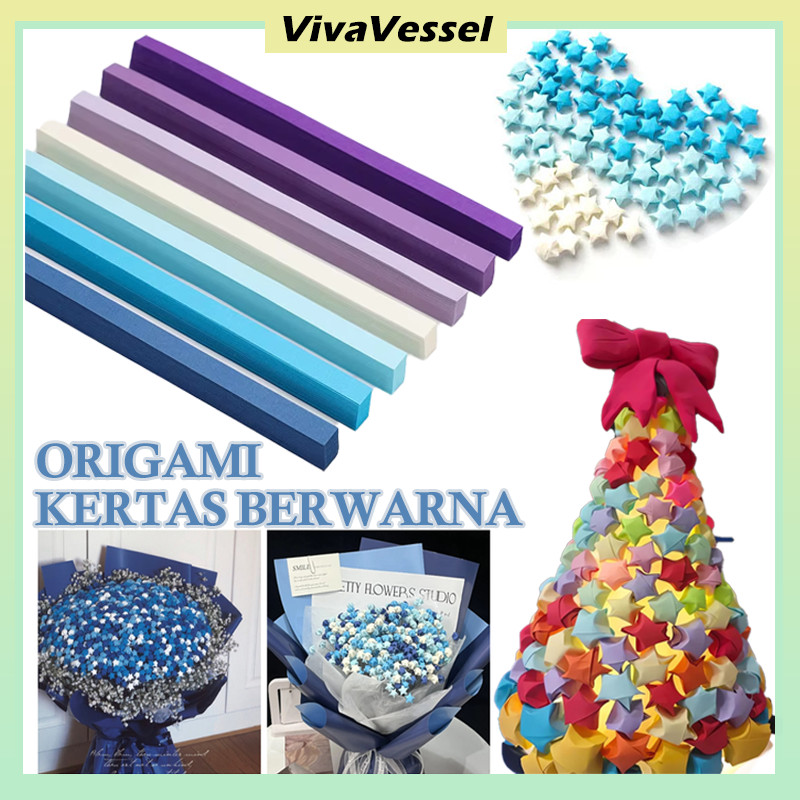 

DIY Kertas Bintang Warna Warni/Color Origami Kertas Bintang/Kertas Origami Bintang Star Paper