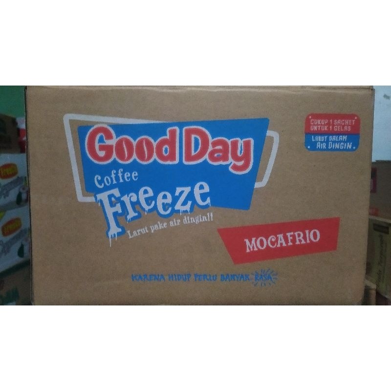 

Good Day Freeze Mocafrio 1 Karton isi 12 Renteng