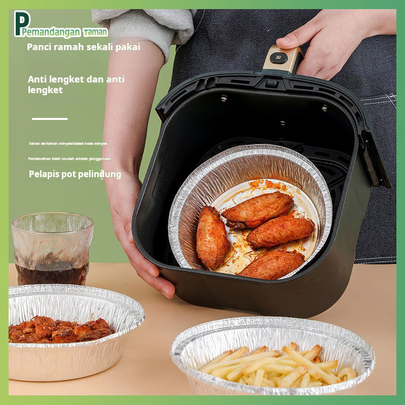 Kertas timah oven rumah tangga penggorengan udara kotak kertas timah barbekyu kertas penyerap minyak