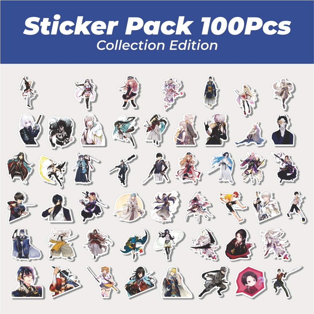 

Hot Stiker Game Series Touken Ranbu Karakter V5 Lucu Anti Air Stikers Berperekat Waterproof Sticker Decal Buat Motor Helm Buku Journal Koper Casing HP Laptop Botol Minum