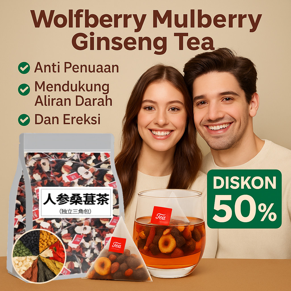 

⚡COD⭐Beli 2 Gratis 2⭐【【Vitalitas Yang Melonjak】Teh Herbal Ginseng / Goji Berry / Mulberry / Kurma Merah / Teh Kesehatan / Teh Peningkatan Energi / Teh Tidur Nyenyak
