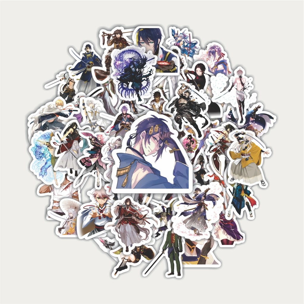 

Sticker Pack Stiker Game Series Touken Ranbu Karakter V4 | Sticker TUMBLR | Stiker LAPTOP KOPER HELM