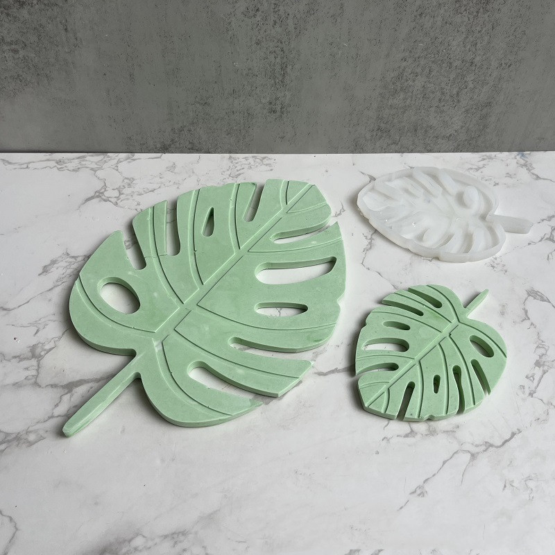 

Large Autumn Maple Leaf Coaster Silicone Mould Concrete Epoxy Leaf Tray Mould DIY Crafts Making Materials Gypsum Art Making