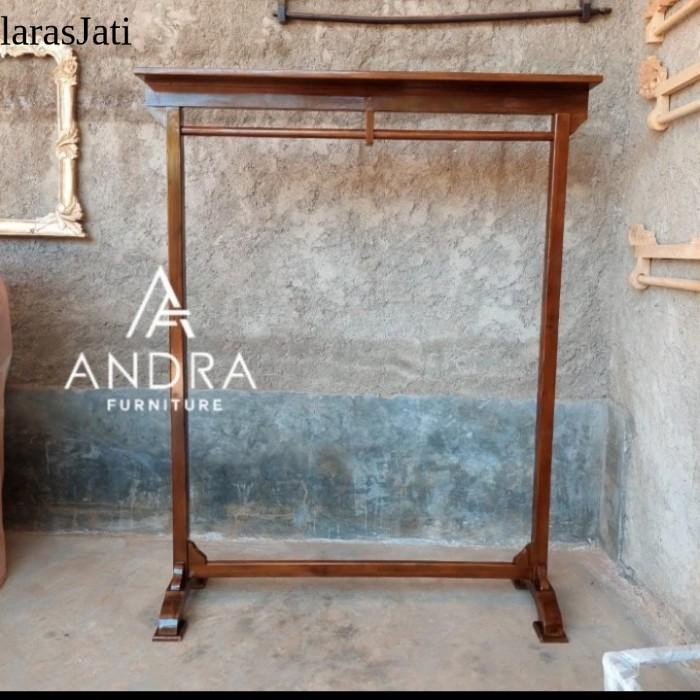 gawangan baju minimalis gawangan baju batik minimalis kayu jati antik