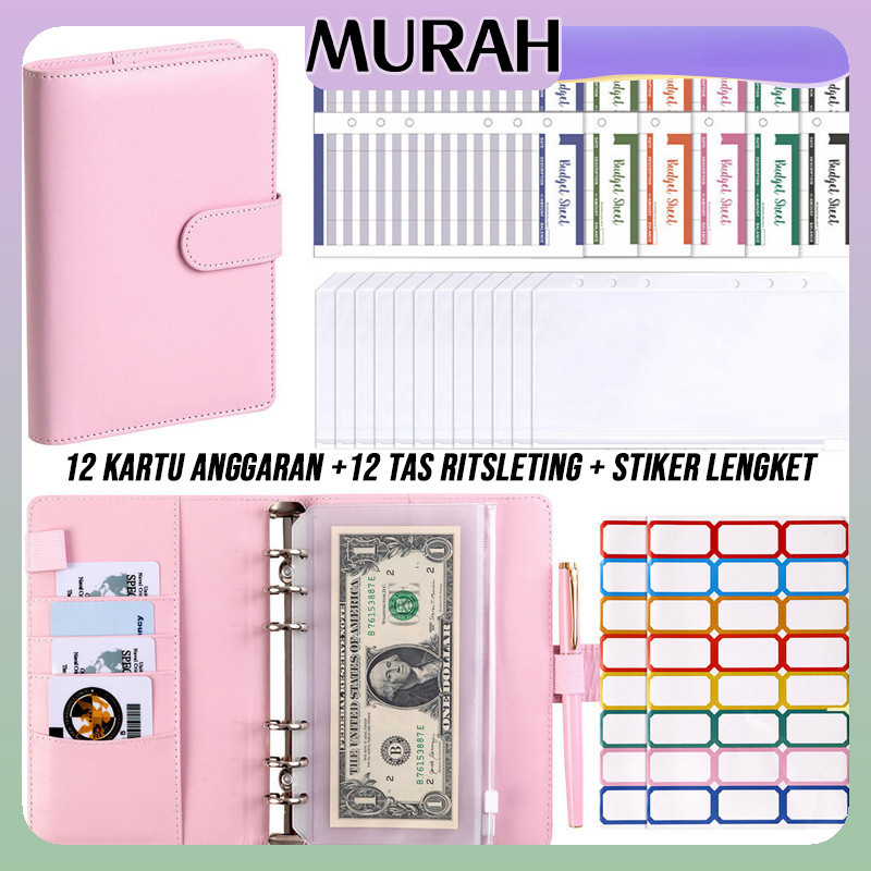 

SET LENGKAP Binder A6 - 6 Ring Budgeting Planner Nabung Value Pack Murah