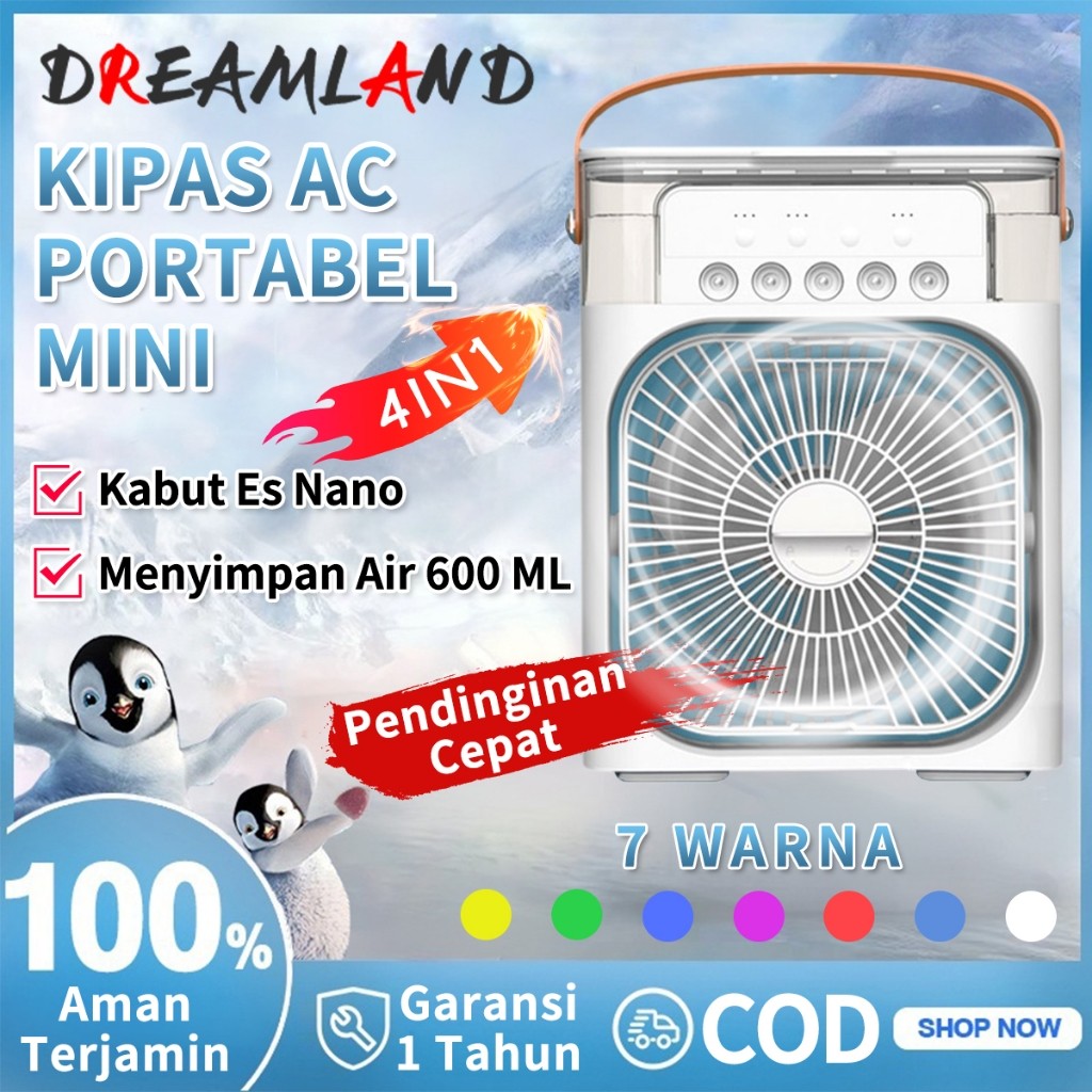 Kipas Pendingin Udara Portabel, Mini Ac Kipas kabut Portable / Kipas Angin Ac Mini / Kipas Ac Portab
