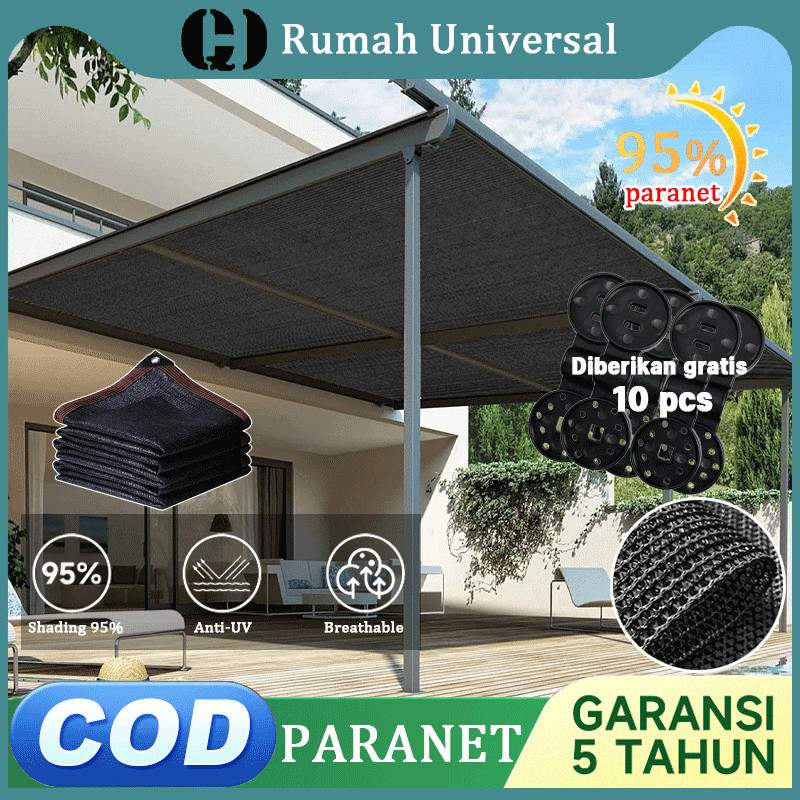 Paranet 95% / Jaring Peneduh Ultraviolet / Jaring Peneduh / Jaring Peneduh Taman Jaring Peneduh