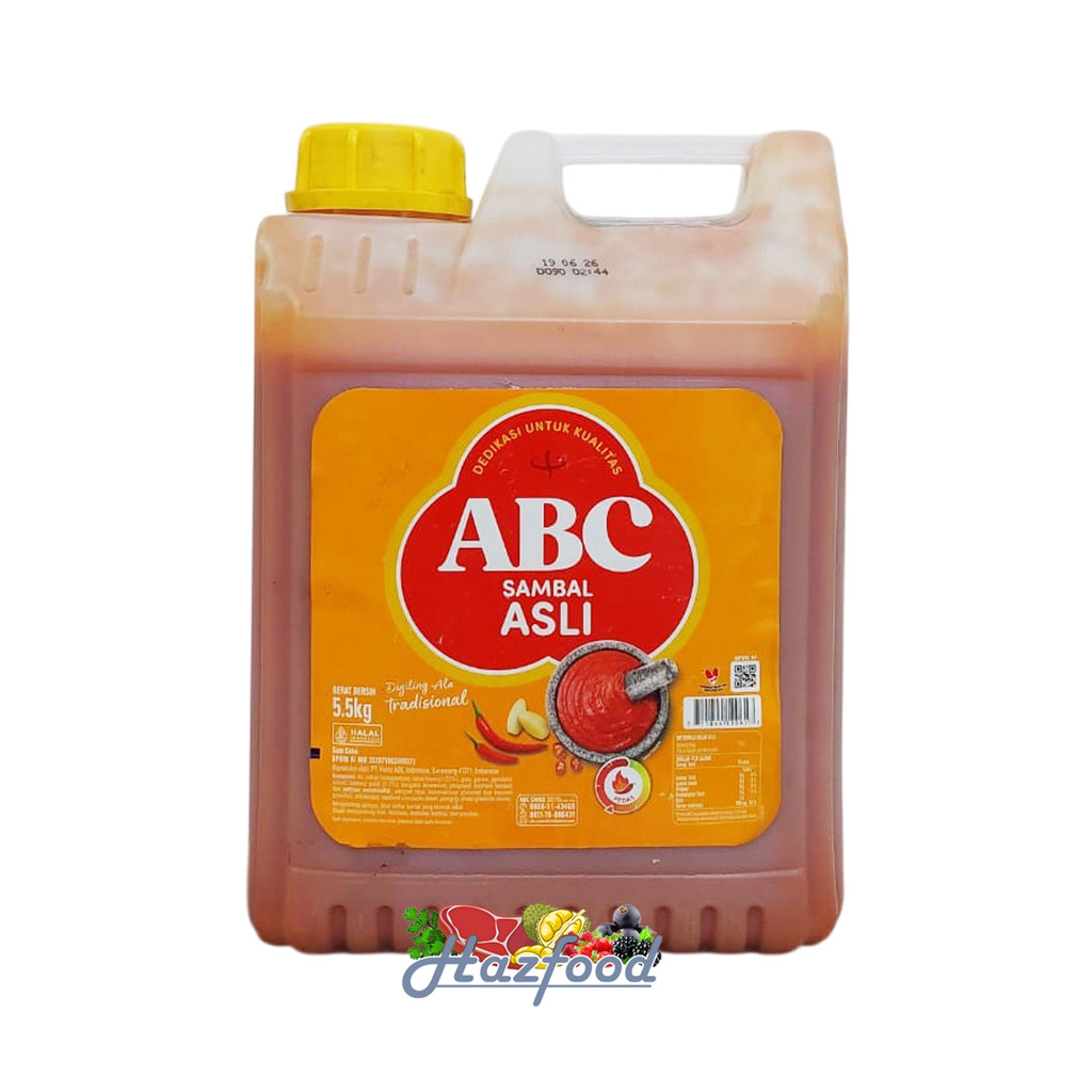 

ABC Saus Sambal Asli Jerigen 5.5 kg - Chili Sauce