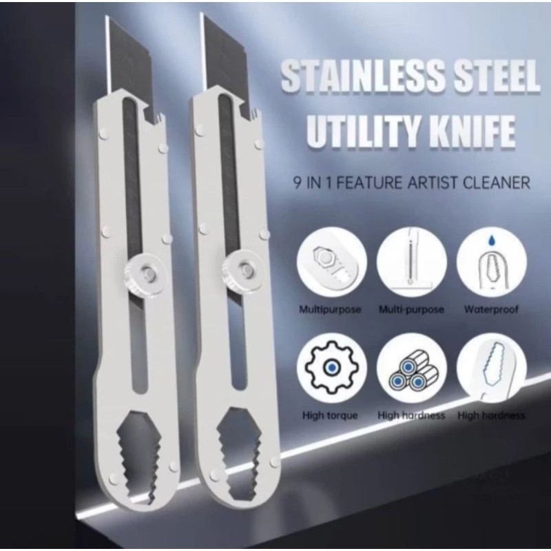 

cutter stainless 6 in 1 cutter pemotong serbaguna