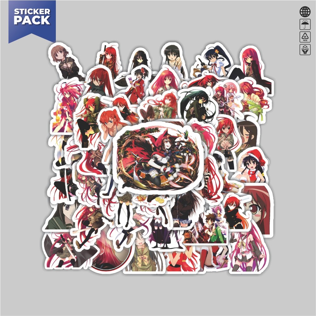 

[100PCS]Stiker Pack Stiker Anime Series Shakugan No Shana Aesthetic Vinyl Anti Air Dekorasi Sticker Laptop Buku Journal Koper Helm Casing HP Gitar Helm Skateboard