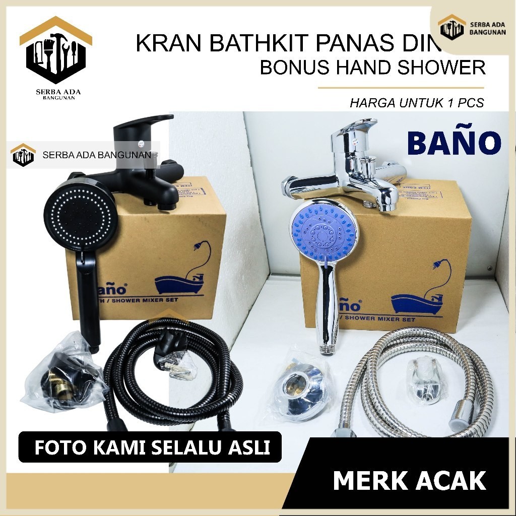 Kran mixer panas dingin kran shower bathup / Keran KAMAR MANDI TOILET AIR PANAS DINGIN - KERAN BATHT