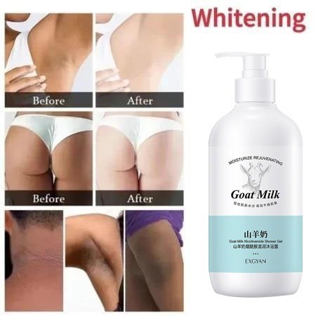 Sabun Susu Goat Milk Body Wash Korea Sabun Cair Susu Kambing Domba Sabun Pemutih Badan Original