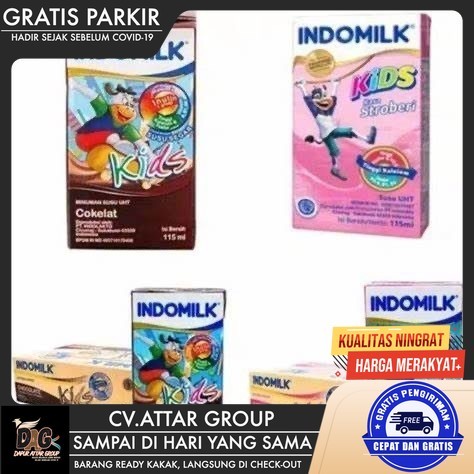 Indomilk Kids Susu Uht Kotak 115 ML 1 Dus