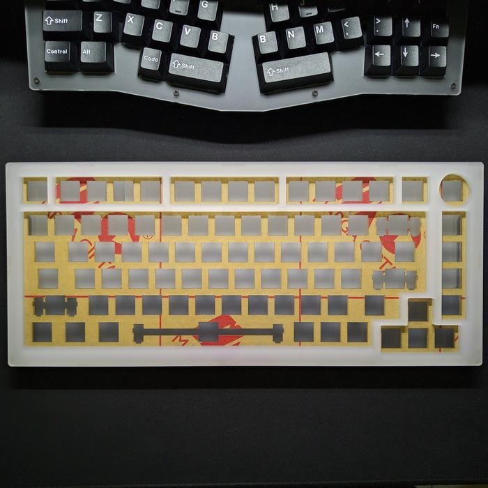 Case Akrilik Feker IK75 Mechanical Keyboard - Gasket Mount, Non Screwless