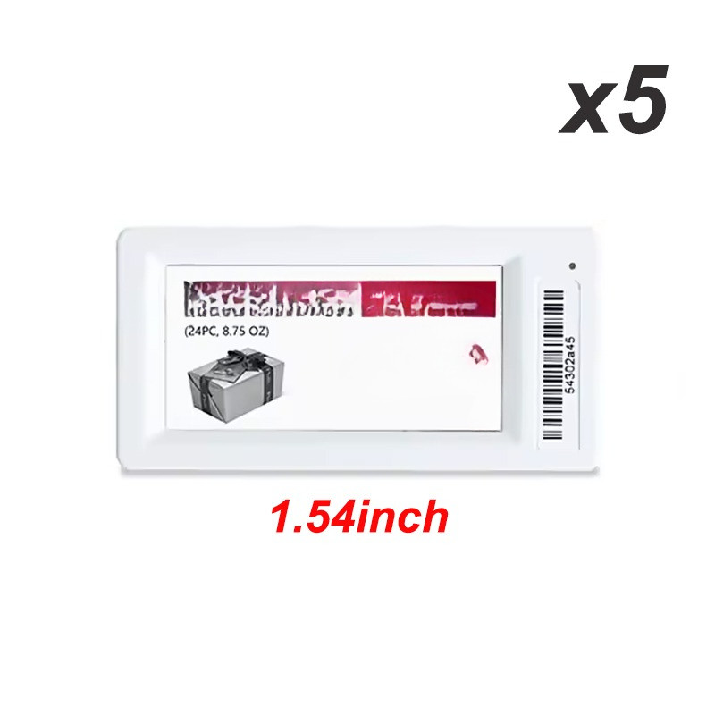 

Supermarket Digital Price Tags Display with 1.54inch E-paper Display Labels Electronic Shelf Label ESL Tag