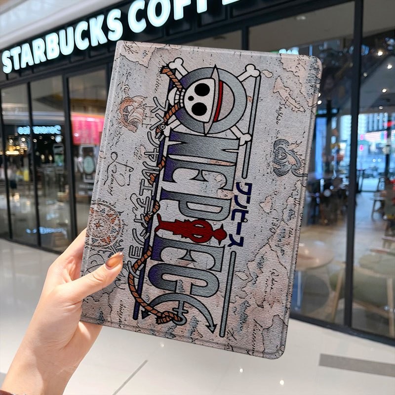 One Piece Icon Case ipad Anti Jatuh | slot stylus | Desain cantik | Beragam warna | Cocok untuk ipad