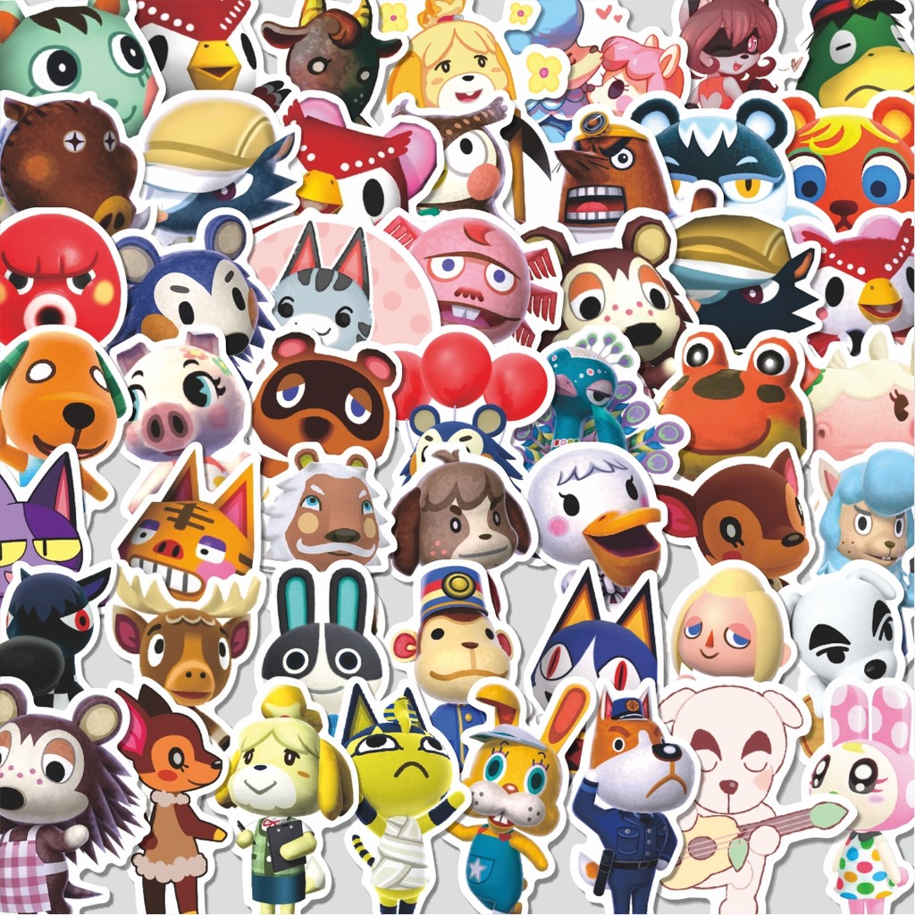 

Stiker Cutting Pack Stiker Game Animal Crossing Nintendo Char Mix 2 Isi 100Pcs Series Aesthetic Lucu Keren Untuk Koper Bahan Vynil