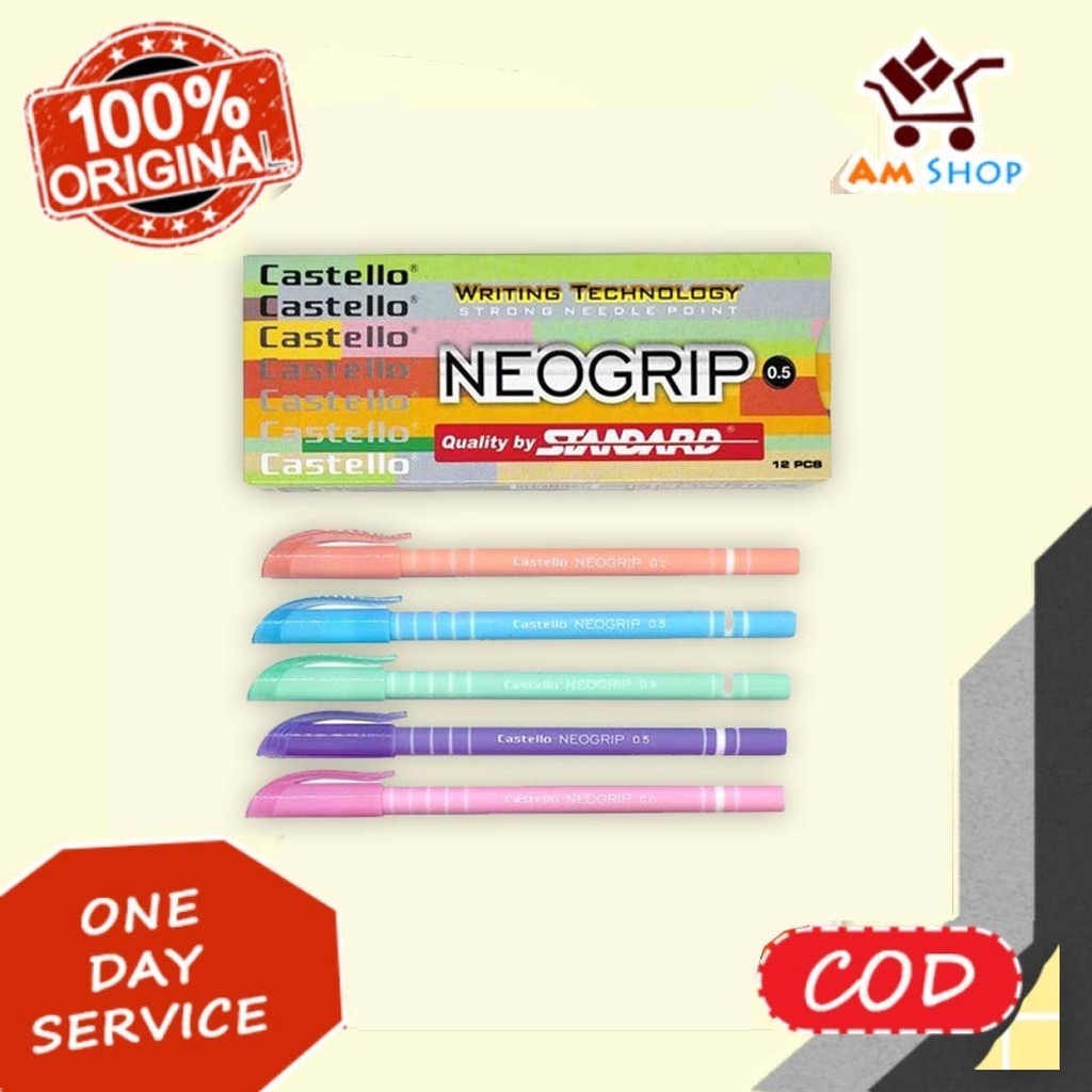 

Standard Pen - AE7 Castello Neogrip 0.5 ( Pulpen, Pena, Ballpoint )